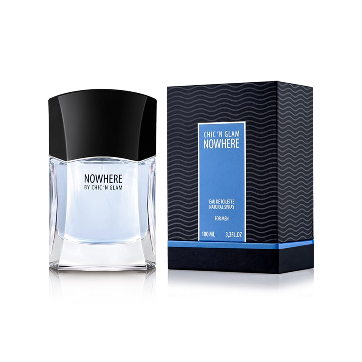 ادوتویلت مردانه Chic n Glam مدل Nowhere حجم 100 میل