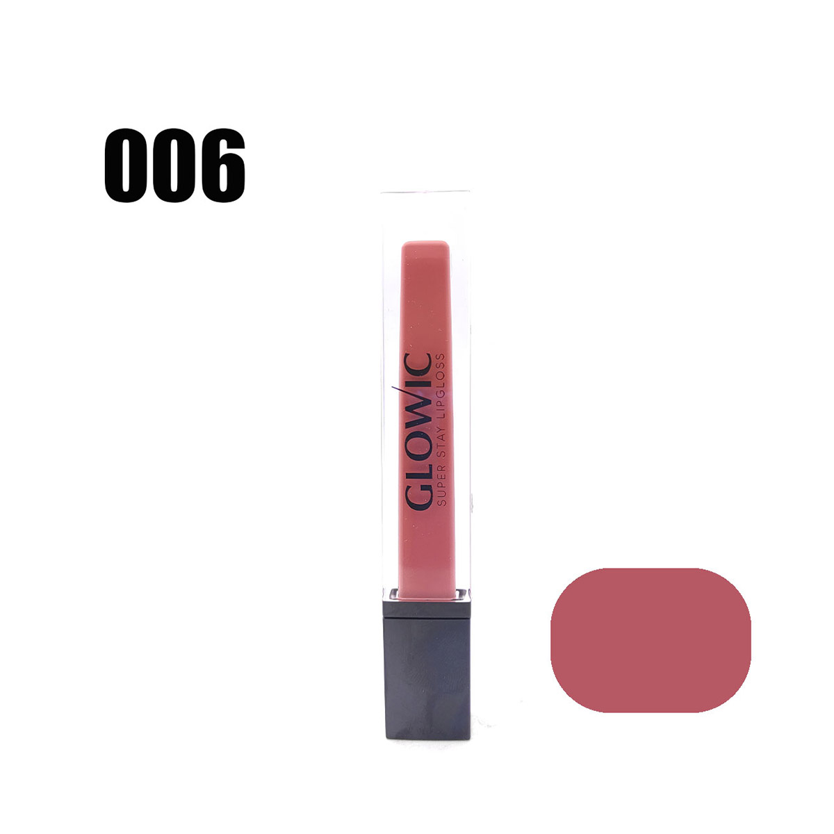 رژلب مایع شماره 006 گلویک GLOWIC حجم 14 میل